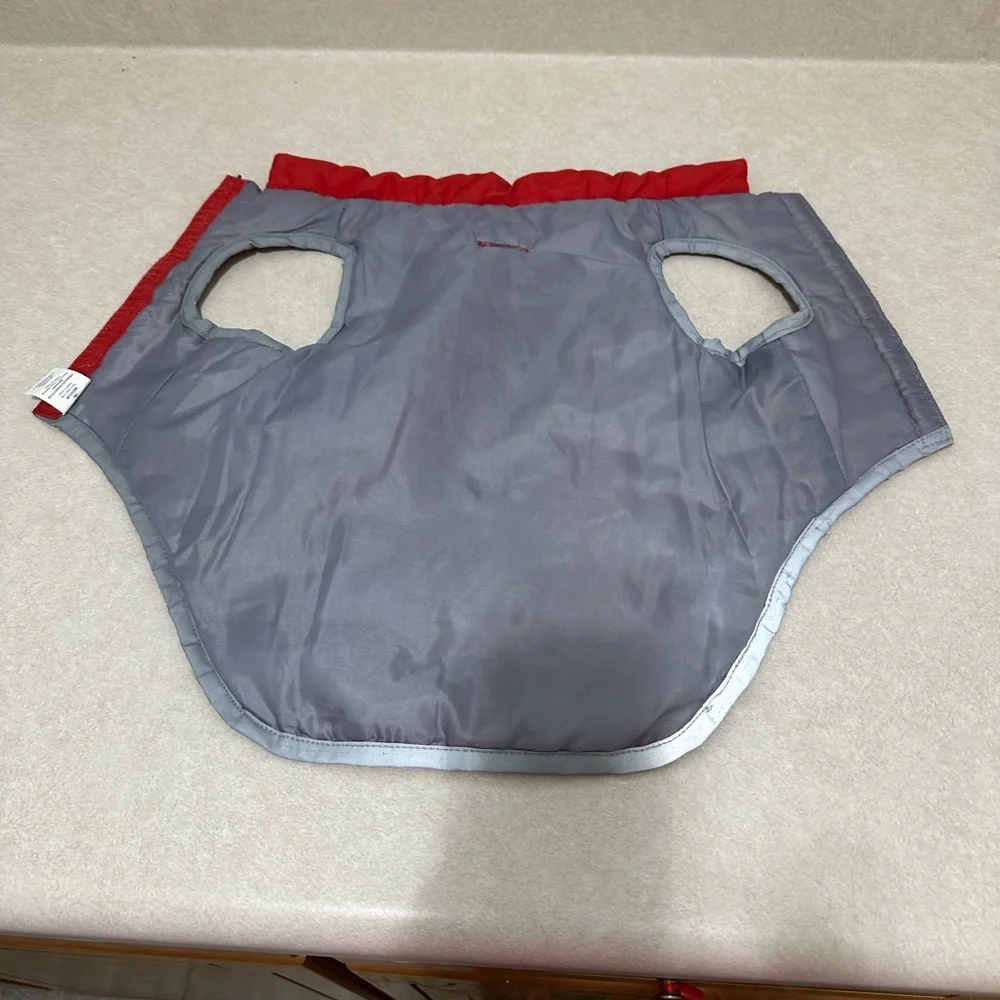 Alcott Red Dog Jacket with Reflective Trim